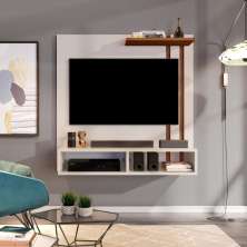Suporte para TV 32 Polegadas Milazzo Off White Cinamomo