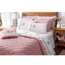 Jogo de Cama Queen 200 fios Athena Casaborda 4 peças