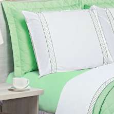 Jogo de Cama Queen Casualle Verde Casaborda 4 peças