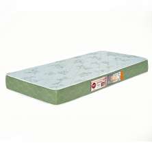 Colchão Solteiro Sleep Max Espuma D33 120x203x15cm Branco/Verde - Castor