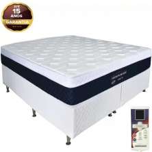 Colchão Magnético Quântico Queen Size Original Completo com Massagem Infravermelho Cromoterapia Onix
