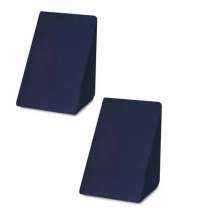 Kit 2 Travesseiros Encosto Triangular Ortopédico Pós Cirúrgico Com Capa Ideal para Leitura, Amamentação, Descanso Tr