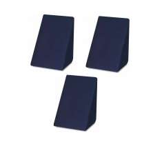 Kit 3 Travesseiros Encosto Triangular Ortopédico Pós Cirúrgico Com Capa Ideal para Leitura, Amamentação, Descanso Tr