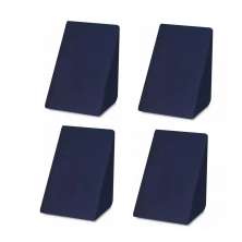 Kit 4 Travesseiros Encosto Triangular Ortopédico Pós Cirúrgico Com Capa Ideal para Leitura, Amamentação, Descanso Tr