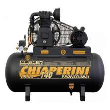 Compressor Chiaperini 10 MPI 110 Litros 140 Libras 2 cv 220v Monofásico