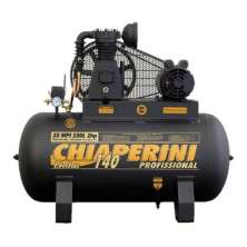 Compressor Chiaperini 10 Mpi 150 Litros 140 Lbs 2 Cv Monofásico