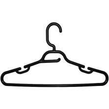 12 Cabides com Cava para Vestidos Alçinhas Regata Preto Loja