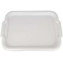 Bandeja Branca para Servir de Plástico 39x28cm Cinquetti Clássica Restaurante Bar Hotel