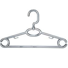 Cabide de Roupa Giratório Transparente Adulto Magazzino Plástico 42cm para Closet