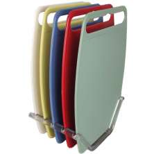 Conjunto 5 Tábuas de Corte com Suporte para Cozinha Colorida