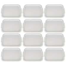 Kit 12 Bandejas para Servir 39x28cm de Plástico Lanchonete R