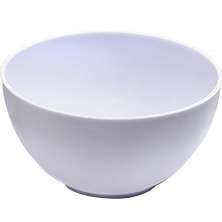 Tigela Pequena Cumbuquinha de Plástico Branco Fosco Bowl Cum