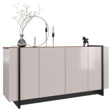 Balcão Buffet Copacabana Off White/Nogueira - Colibri