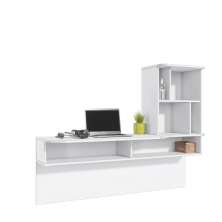 Escrivaninha Suspensa Lilac 135cm Branco Fosco Colibri Moveis