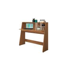 Escrivaninha estudo Ideia com nicho 120cm Natura real Off white Colibri Moveis