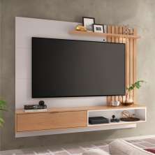 Home para TV Perth 1.8 Off White / Freijó