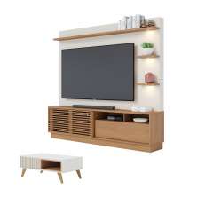 Home para TV e Mesa de Centro Barton Freijo Matte