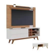 Jogo Home para TV e Mesa de Centro Igor Off-White