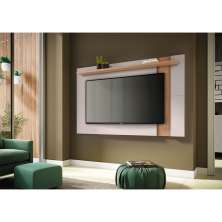 Painel Extensível para TV até 70 Polegadas Leme Off White e Freijó