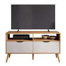 Rack para TV ate 50 Polegadas Lisboa M-103 Freijo Off White Colibri Moveis