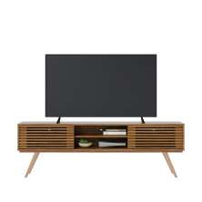 Rack para TV ate 70 Polegadas Valencia com 2 portas de correr Jatoba Colibri Moveis