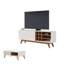 Rack para TV e Mesa de Centro Isabel Freijo