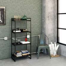 Estante Kuadra II Preta 60 cm