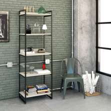 Estante Kuadra III Bege 60 cm