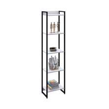 Estante Studio Branca e Preta 187 cm