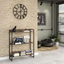 Estante Studio I Marrom Escuro 80 cm