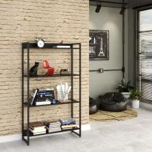 Estante Studio II Preta 80 cm