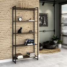 Estante Studio III Marrom Escuro 80 cm