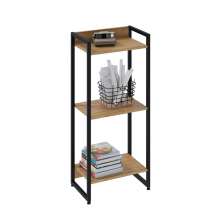 Estante Studio Mel e Preta 104 cm