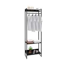 Guarda-Roupa Closet Studio Ônix e Preto 60 cm