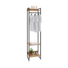 Guarda-Roupa Closet Studio Mel e Preto 45 cm