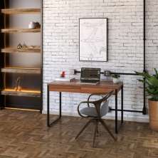 Mesa de Escritório Kuadra 2 GV Nogal 120 cm