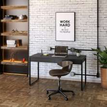 Mesa de Escritório Kuadra 2 GV Preta 135 cm
