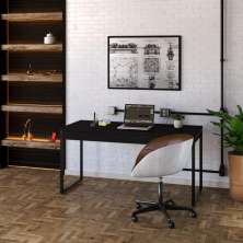 Mesa de Escritório Kuadra 2 GV Preta 150 cm
