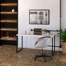 Mesa de Escritório Kuadra I Bege 150 cm