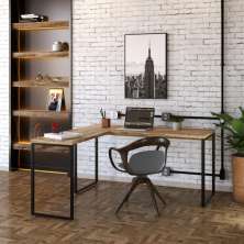 Mesa de Escritório Kuadra II Carvalho 150 cm