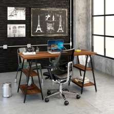 Mesa de Escritório Kuadra III Nogal 150 cm