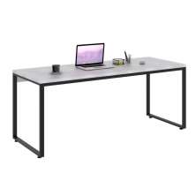 Mesa de Escritório Kuandra Branca e Preta