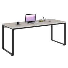 Mesa de Escritório Kuandra Snow e Preta