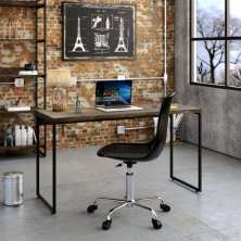Mesa de Escritório Studio Marrom Escuro 135 cm