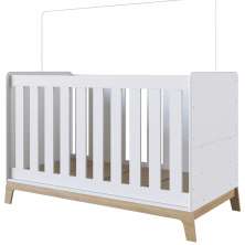 Berço Mini Cama 3 Em 1 FM001 Branco Comm
