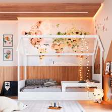 Cama Infantil Montessoriana Miney Branco