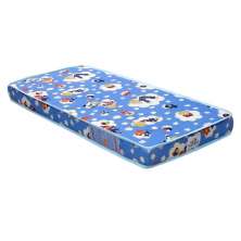 Colchão Infantil Aconchego D18 (10x70x130cm) Azul Estampado