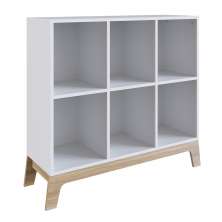 Estante Infantil Favo de Mel Branca 85x94 cm