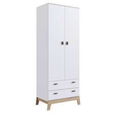 Guarda-Roupas Infantil 02 Portas e 02 Gavetas Branco Itapuã