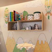 Nicho Infantil Favo de Mel Itapuã 39x90 cm